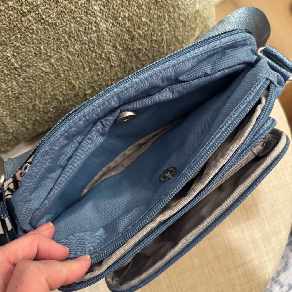 Baggallini Slate Blue Messenger Bag - Picture 10 of 15
